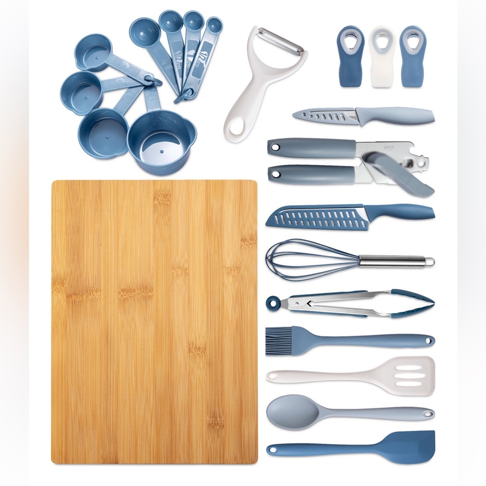 Enchante-Cook with Color 24-Pc. Essential kitchen Gadget Set.